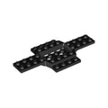 LEGO® Vehicle, Base 6 x 12 with 2 x 4 Recessed Center with Smooth Underside 28324 schwarz