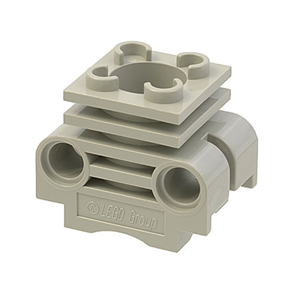 LEGO® Technic Engine Cylinder with Partial Hollow Studs on Top and Side Slots 2850a hellgrau (alt)