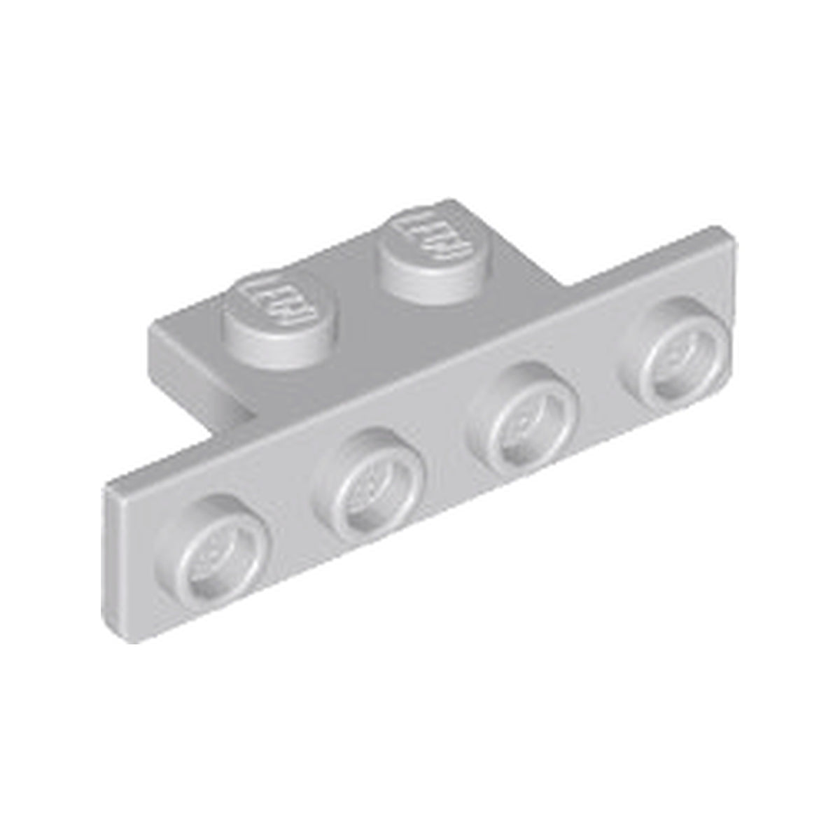LEGO® Bracket 1 x 2 - 1 x 4 with Rounded Corners at the Bottom 28802 hellgrau