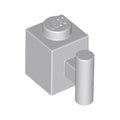 LEGO® Brick, Modified 1 x 1 with Bar Handle 2921 hellgrau
