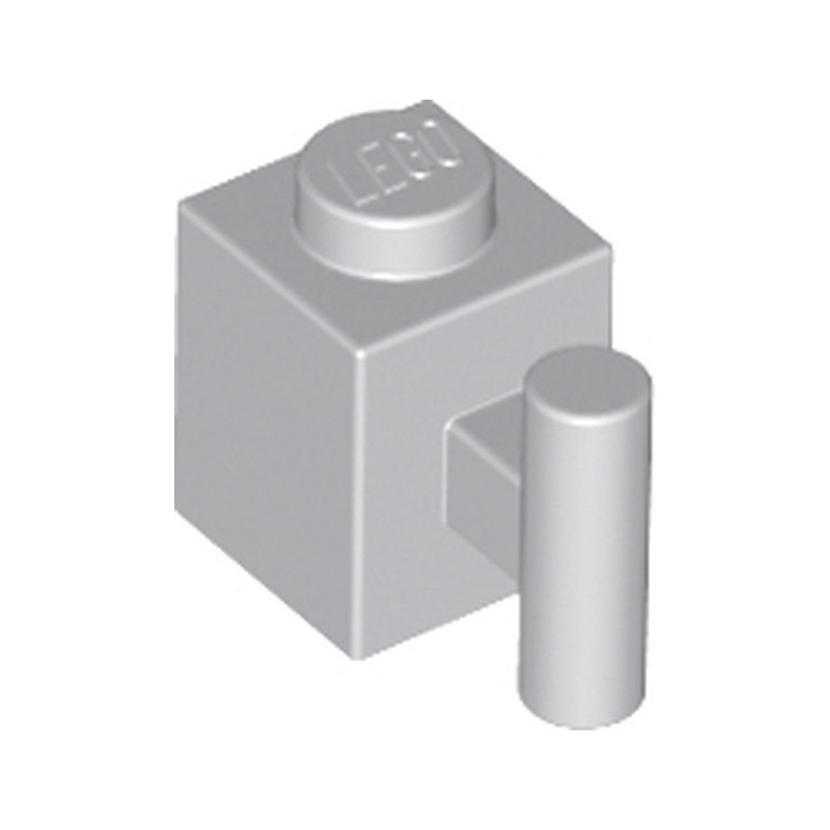 LEGO® Brick, Modified 1 x 1 with Bar Handle 2921 hellgrau