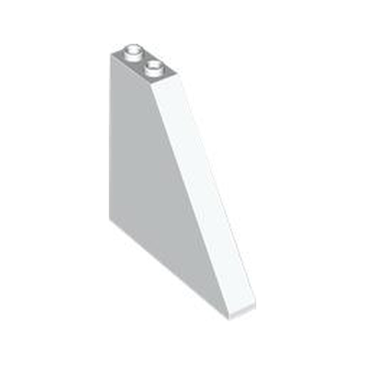 LEGO® Slope 55 6 x 1 x 5 with Bottom Stud Holders 2937 weiss
