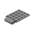 LEGO® Plate, Modified 4 x 5 with Trap Door Hinge 30042 dunkelgrau