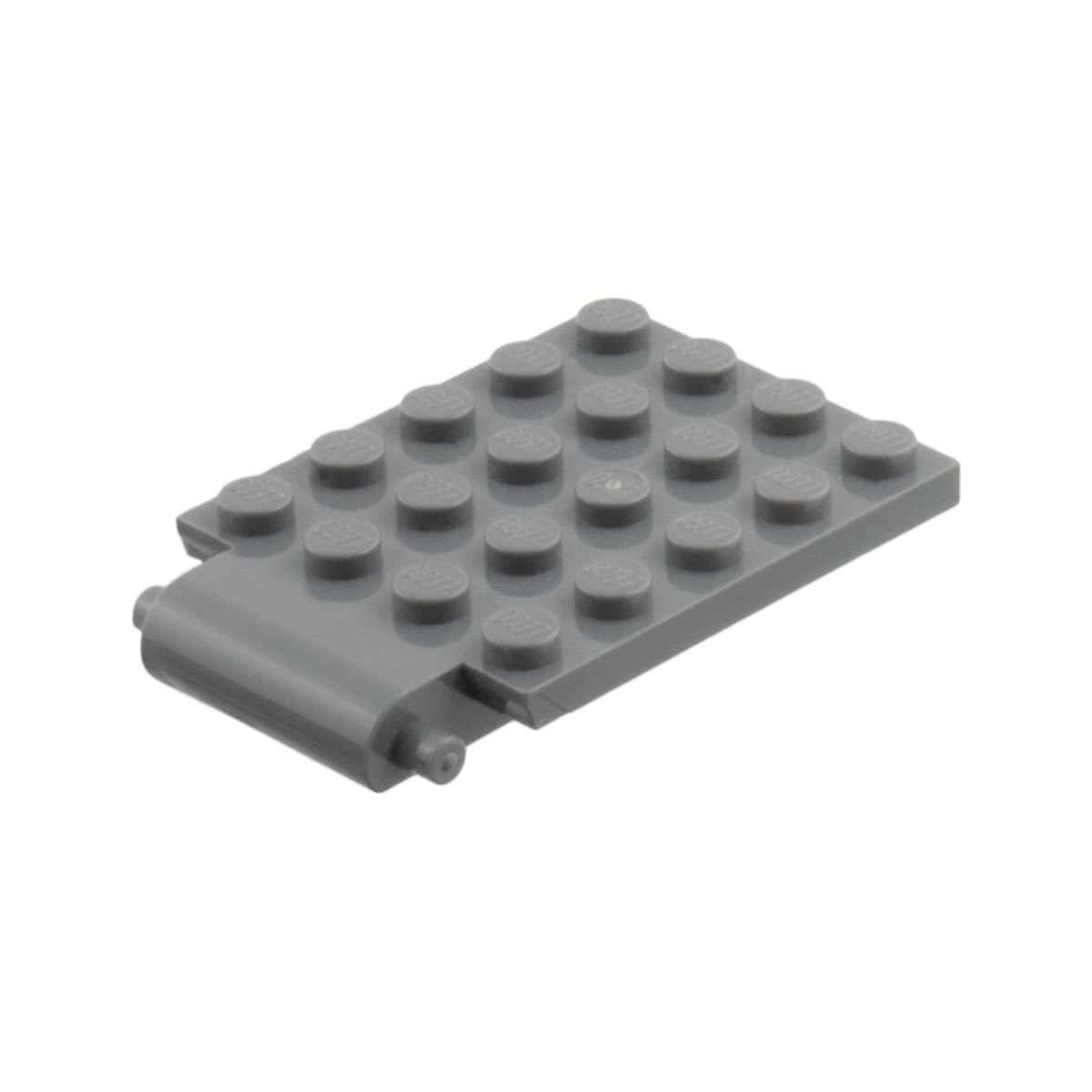 LEGO® Plate, Modified 4 x 5 with Trap Door Hinge 30042 dunkelgrau