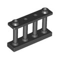 LEGO® Fence 1 x 4 x 2 Spindled with 2 Studs 30055 schwarz