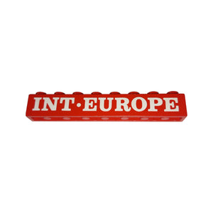 LEGO® Brick 1 x 8 with 'INT-EUROPE' Serif Pattern 3008pb036