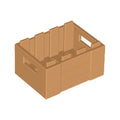 LEGO® Container, Crate 3 x 4 x 1 2/3 with Handholds 30150 mittelnougat