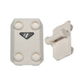 LEGO® Plate, Modified 2 x 3 Inverted with 4 Studs and Bar Handle on Bottom (Rocker Plate) with Dark Bluish Gray Triangle Pattern (SW Riot Shield) 30166pb01 weiss