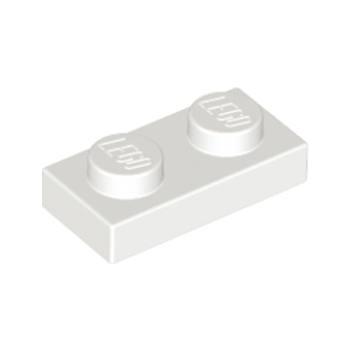 LEGO® Plate 1 x 2 3023 weiss
