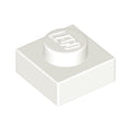 LEGO® Plate 1 x 1 3024 weiss