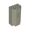 LEGO® Panel 3 x 4 x 6 Turret Wall with Window 30246 dunkelgrau (alt)