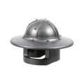 LEGO® Minifigure, Headgear Helmet Castle Kettle Hat with Chin Guard and Broad Brim 30273 perldunkelgrau
