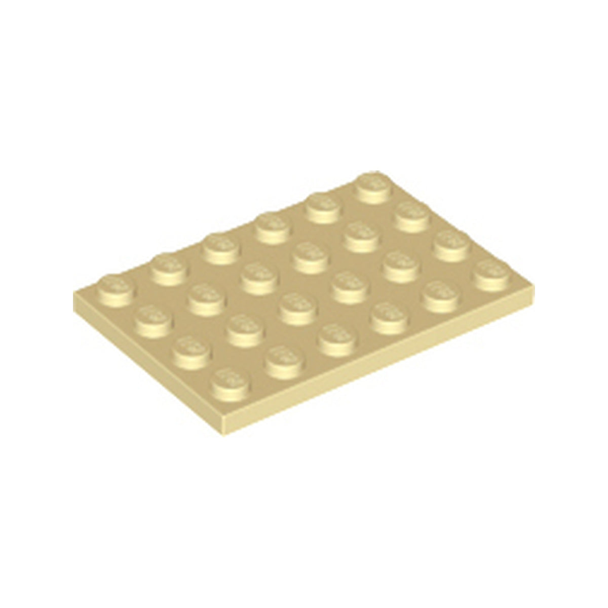 LEGO® Plate 4 x 6 3032 beige