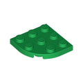 LEGO® Plate, Round Corner 3 x 3 30357 grün