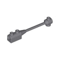 LEGO® Bar 1 x 8 with Brick 1 x 2 Curved Top End (Axle Holder Inside Small End) 30359b dunkelgrau