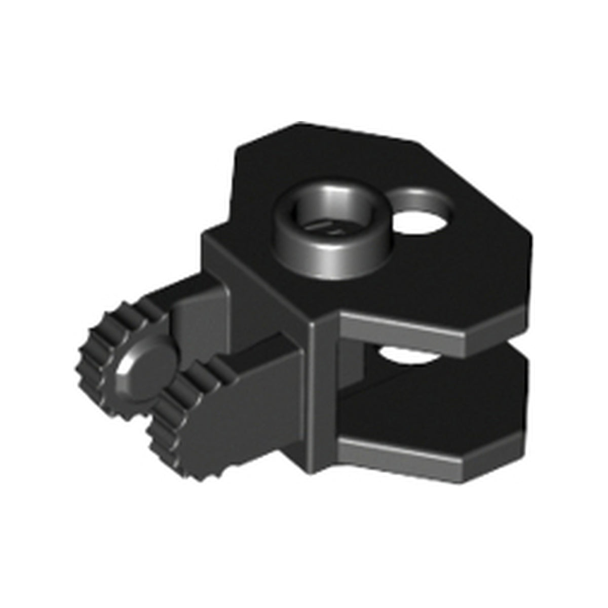 LEGO® Hinge 1 x 2 Locking with 2 Fingers and Tow Ball Socket 30396 schwarz