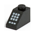 LEGO® Slope 45 2 x 1 with Keypad with White Buttons Pattern 3040p33 schwarz