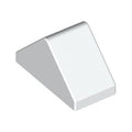LEGO® Slope 45 2 x 1 Double with Bottom Stud Holder 3044c weiss