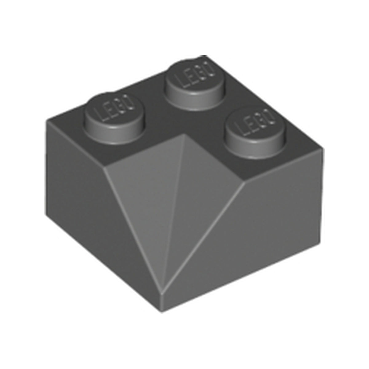 LEGO® Slope 45 2 x 2 Double Concave 3046 dunkelgrau