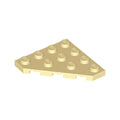 LEGO® Wedge, Plate 4 x 4 Cut Corner 30503 beige