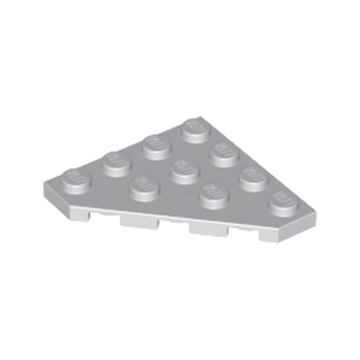 LEGO® Wedge, Plate 4 x 4 Cut Corner 30503 hellgrau