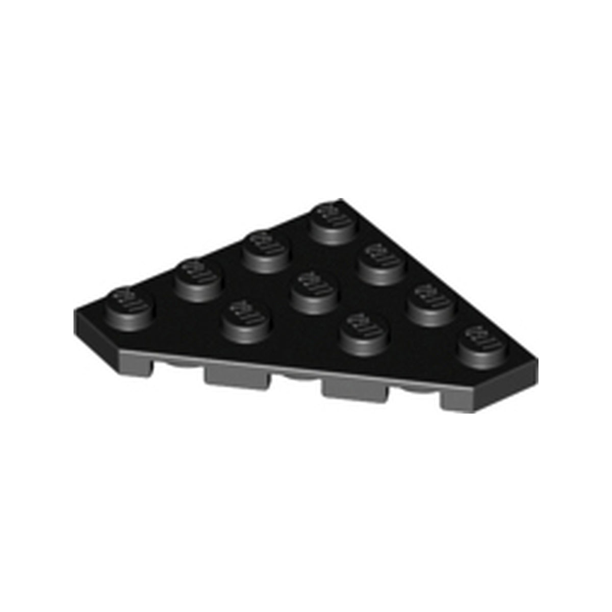 LEGO® Wedge, Plate 4 x 4 Cut Corner 30503 schwarz