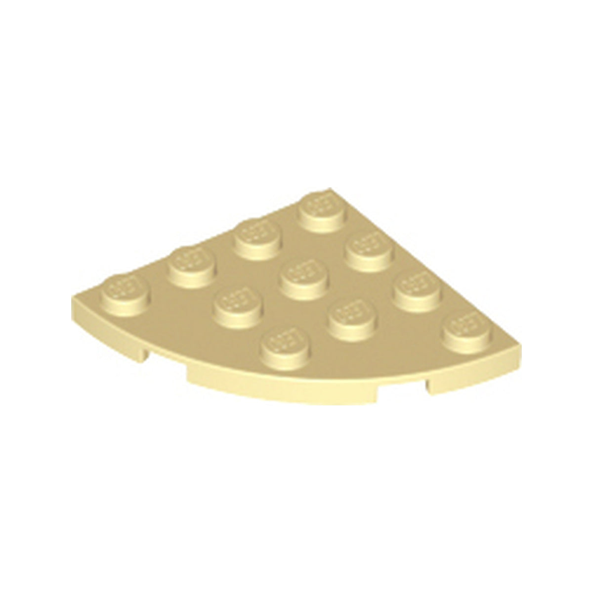 LEGO® Plate, Round Corner 4 x 4 30565 beige
