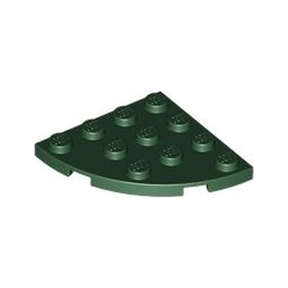 LEGO® Plate, Round Corner 4 x 4 30565 dunkelgrün