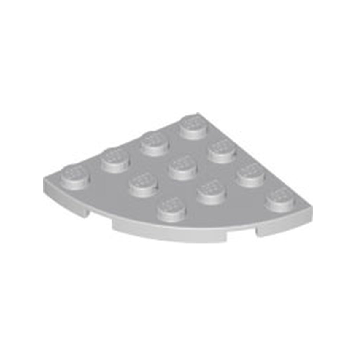 LEGO® Plate, Round Corner 4 x 4 30565 hellgrau