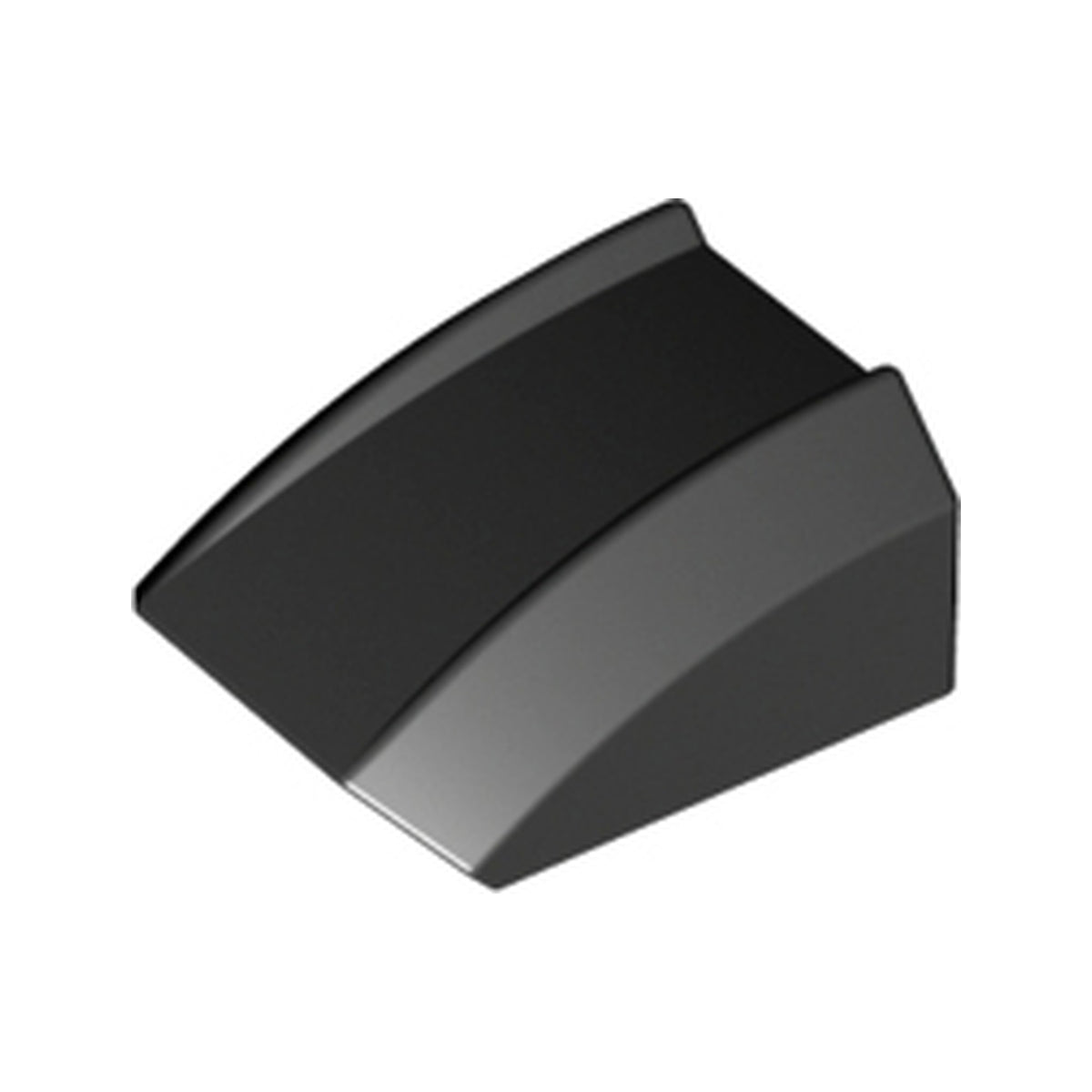 LEGO® Slope, Curved 2 x 2 Lip 30602 schwarz