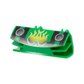 LEGO® Vehicle, Grille 1 x 4 with 2 Pins with Yellow Flames and Black Stripes Pattern 30622pb01 grün