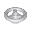 LEGO® Vehicle, Steering Wheel Small, 2 Studs Diameter 30663 hellgrau