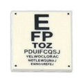 LEGO® Tile 2 x 2 with Eye Test Chart Pattern 3068pb0923 weiss