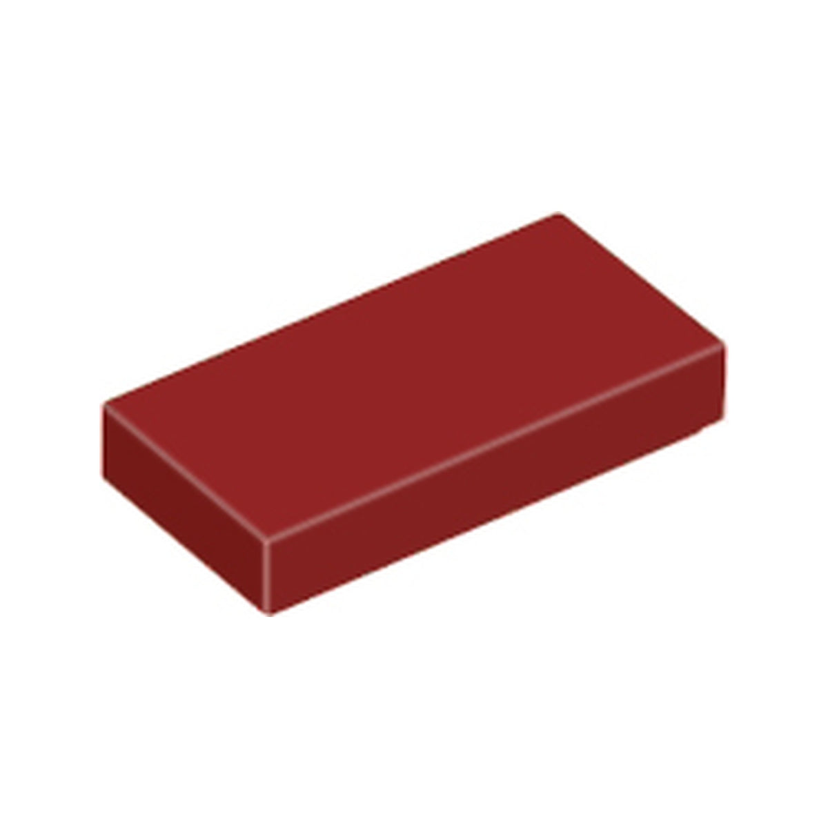 LEGO® Tile 1 x 2 3069 dunkelrot