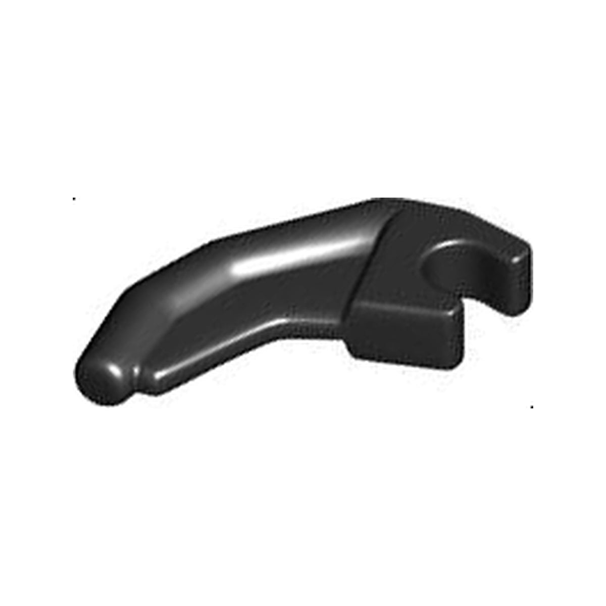 LEGO® Barb / Claw / Horn / Tooth with Clip, Angled 3171 schwarz