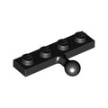 LEGO® Plate, Modified 1 x 4 with Tow Ball 3184 schwarz