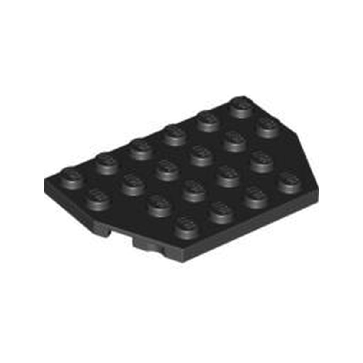 LEGO® Wedge, Plate 4 x 6 Cut Corners 32059 schwarz