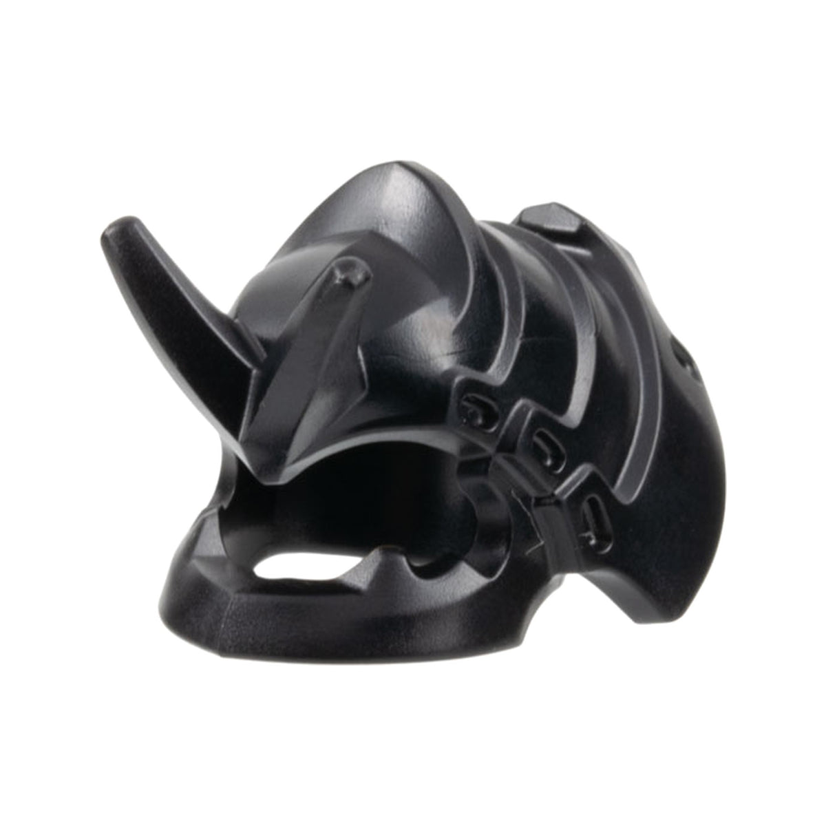 LEGO® Minifigure, Headgear Helmet Ninja / Samurai, Tipped Forward with Dragon Horns and Jaw 3217 schwarz
