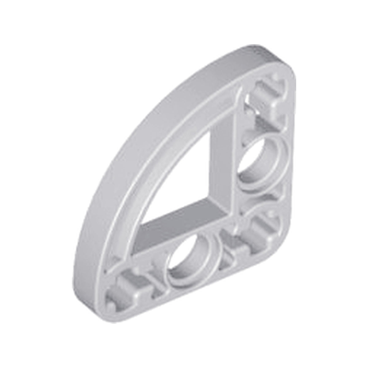 LEGO® Technic, Liftarm, Modified L-Shape Quarter Ellipse Thin 3 x 3 32249 hellgrau