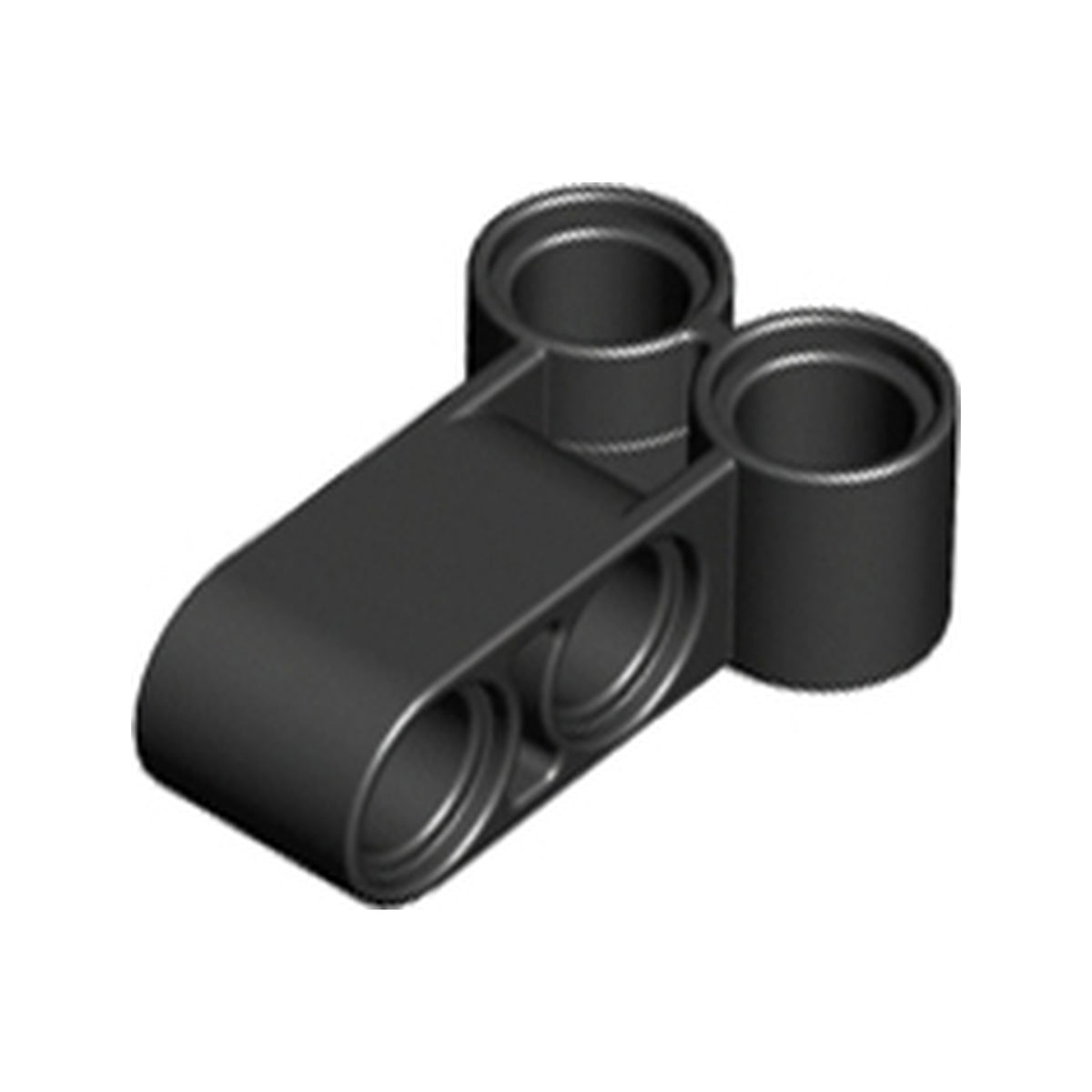LEGO® Technic, Pin Connector Perpendicular Double 3L 32557 schwarz