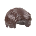 LEGO® Minifigure, Hair Short Wavy, Parted on Right 3277 dunkelbraun