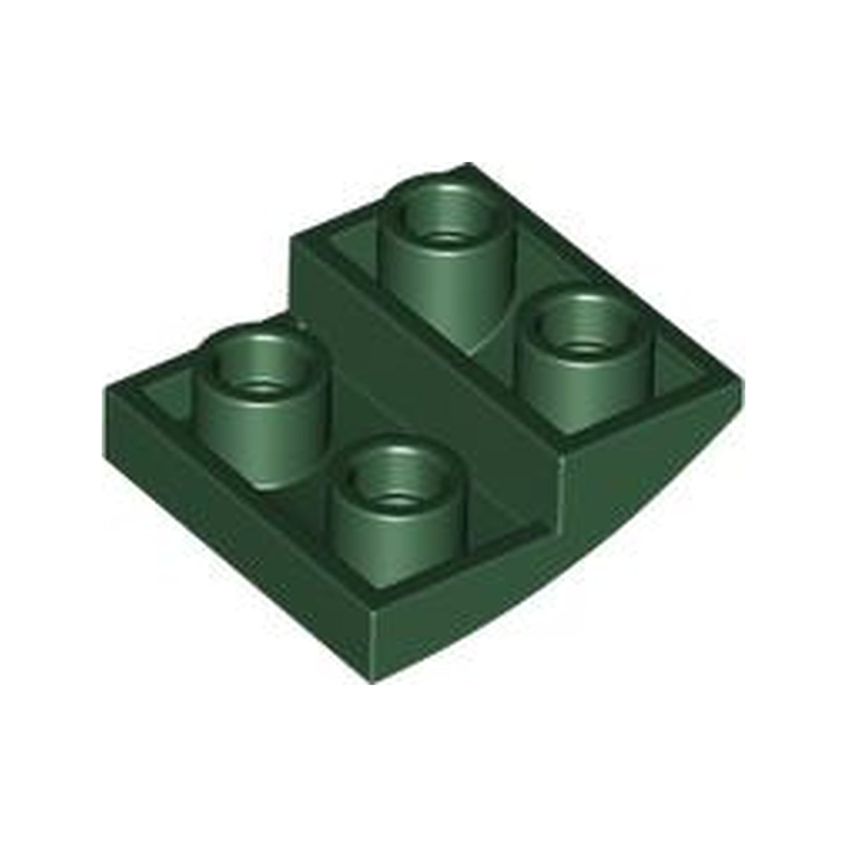 LEGO® Slope, Curved, Inverted 2 x 2 x 2/3 32803 dunkelgrün