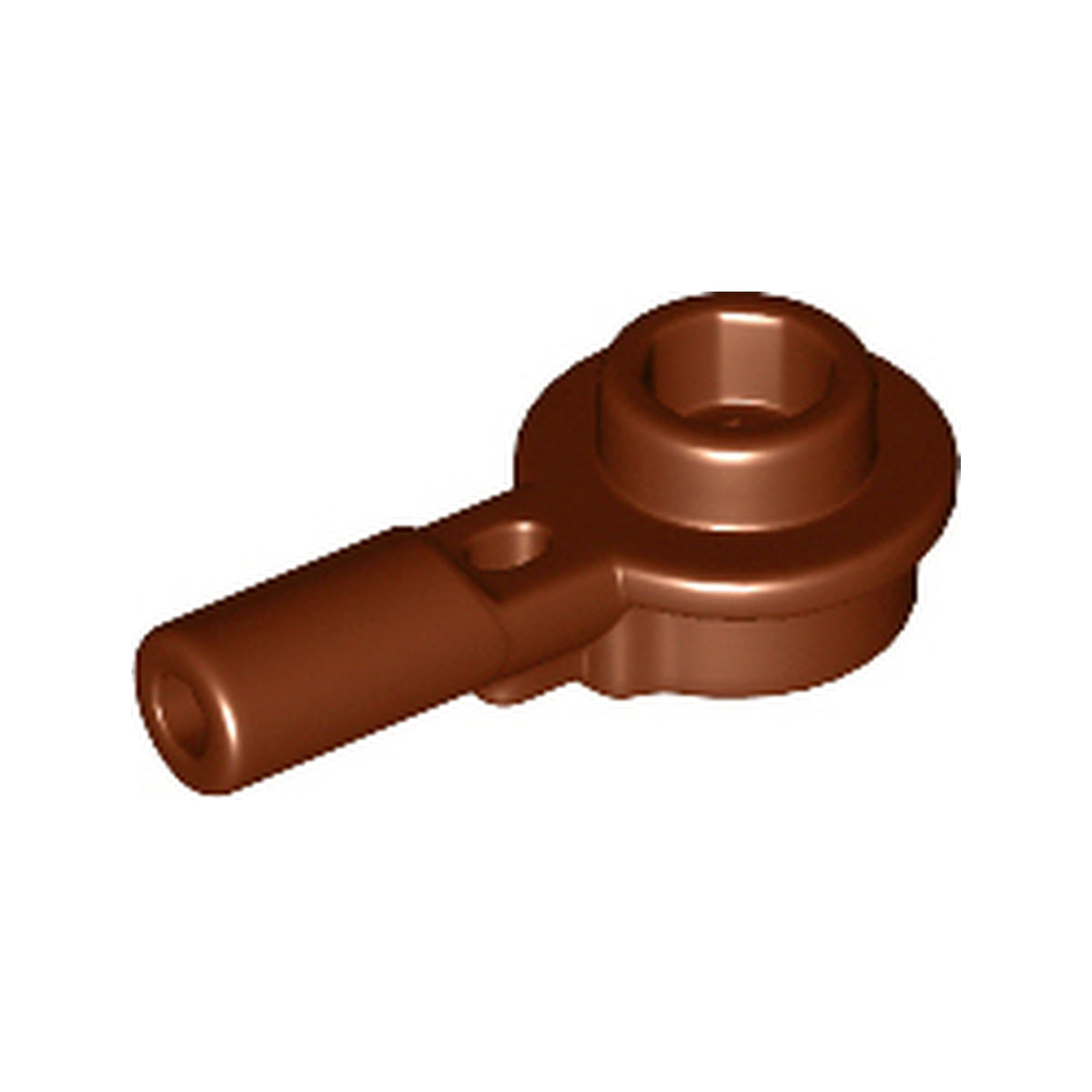 LEGO® Bar   1L with 1 x 1 Round Plate with Hollow Stud 32828 braun