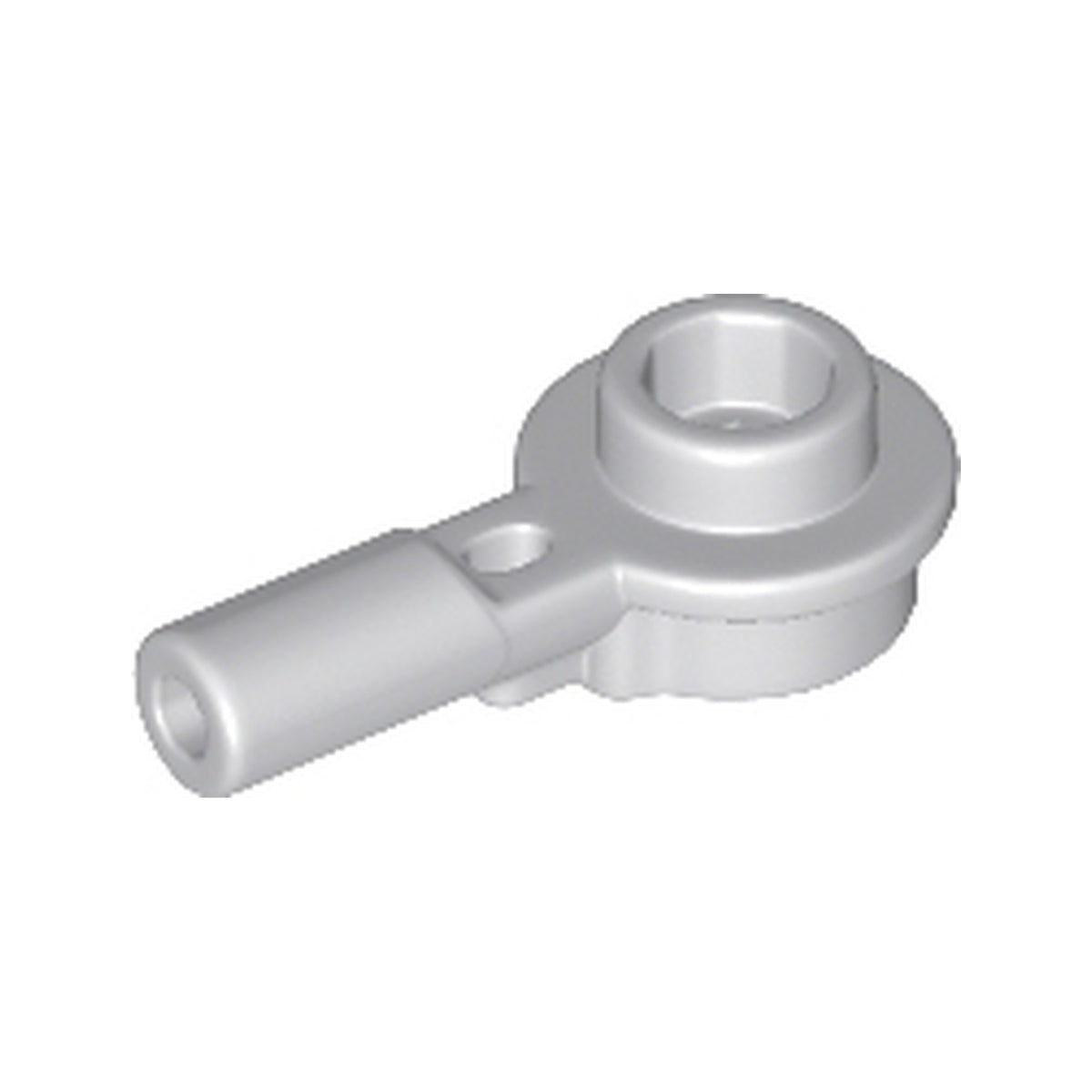 LEGO® Bar   1L with 1 x 1 Round Plate with Hollow Stud 32828 hellgrau