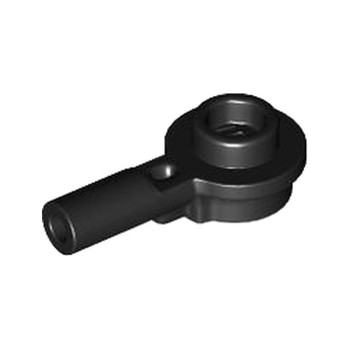 LEGO® Bar   1L with 1 x 1 Round Plate with Hollow Stud 32828 schwarz