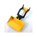 LEGO® Brick, Modified 1 x 2 with Digger Bucket Arm Holder with Black Vehicle, Digger Bucket Arm, Small - 2 x 6 x 2 and Yellow Vehicle, Digger Bucket Smooth 3 x 5 x 1 1/3 (3317 / 3314 / 3433) 3317c01 gelb