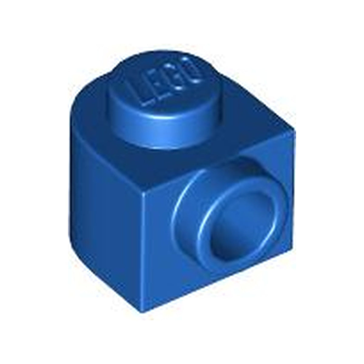 LEGO® Brick, Round 1 x 1 x 2/3 Half Circle Extended with Stud on Side 3386 blau