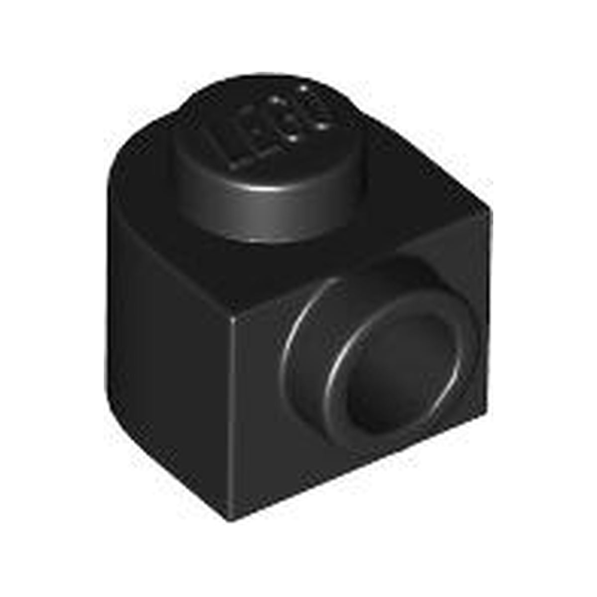 LEGO® Brick, Round 1 x 1 x 2/3 Half Circle Extended with Stud on Side 3386 schwarz