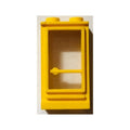LEGO® Door 1 x 2 x 3 Hinge on Right with Trans-Clear Glass 33bc01 gelb