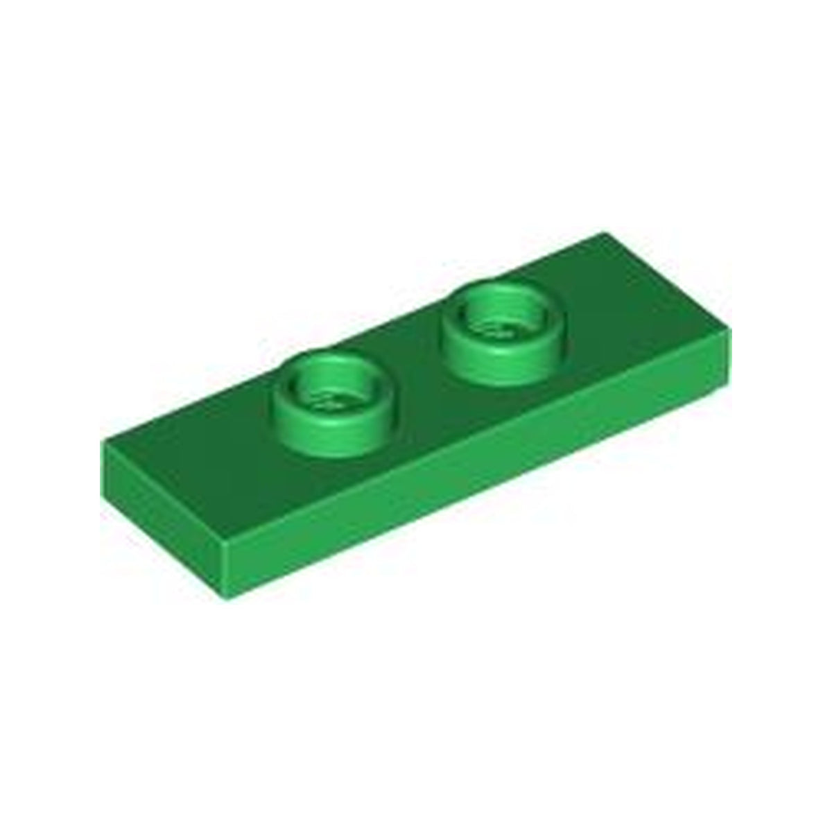 LEGO® Plate, Modified 1 x 3 with 2 Studs (Double Jumper) 34103 grün